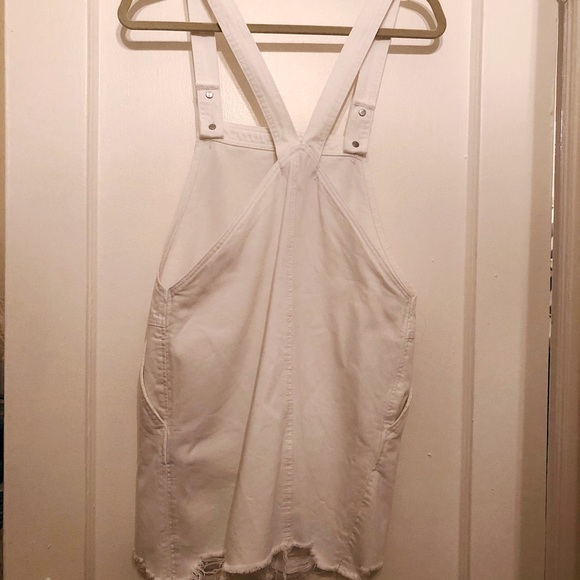 Blank NYC White Jean Overalls Dress - Picture 2 of 4
